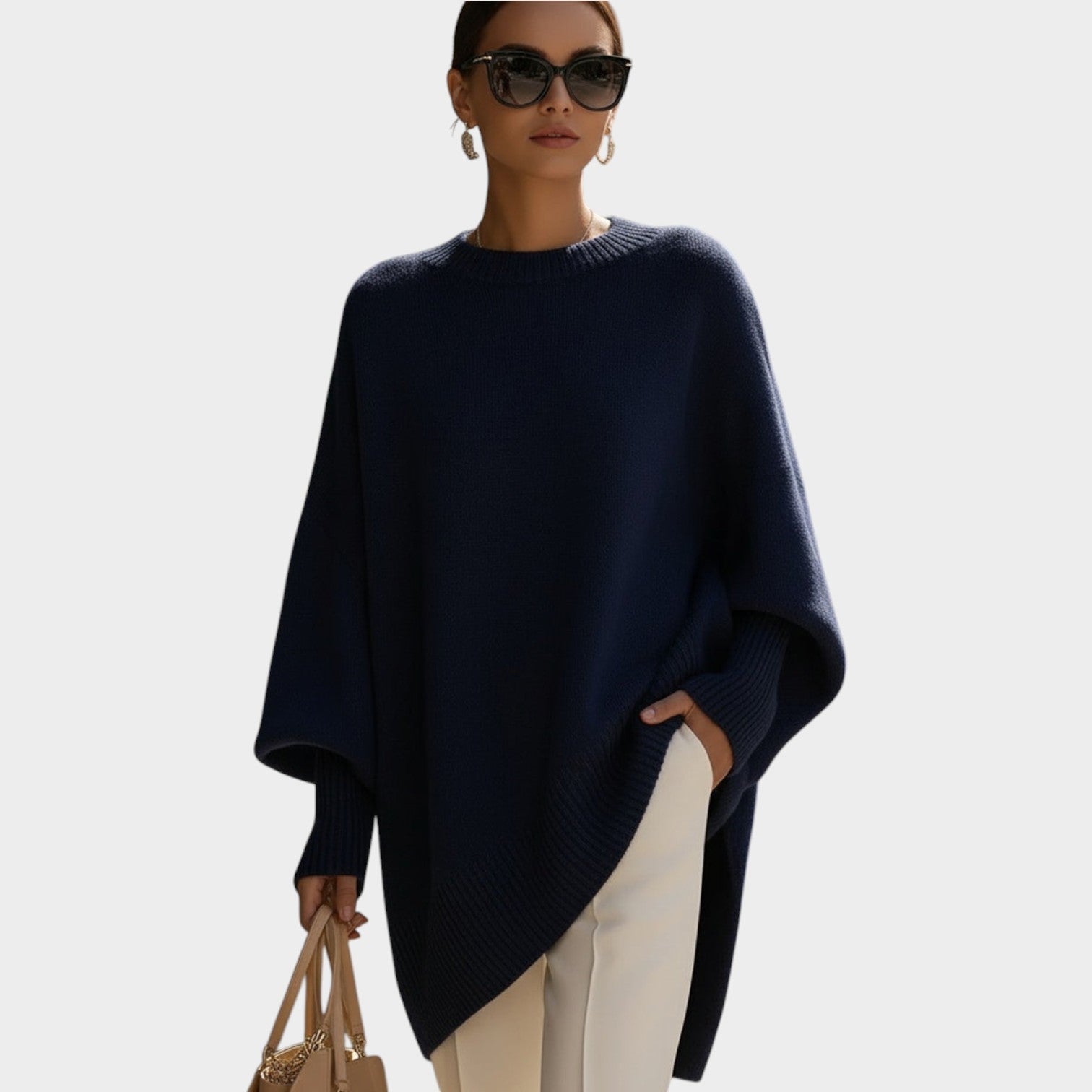 Sophisticated | Oversized Knit Sweater