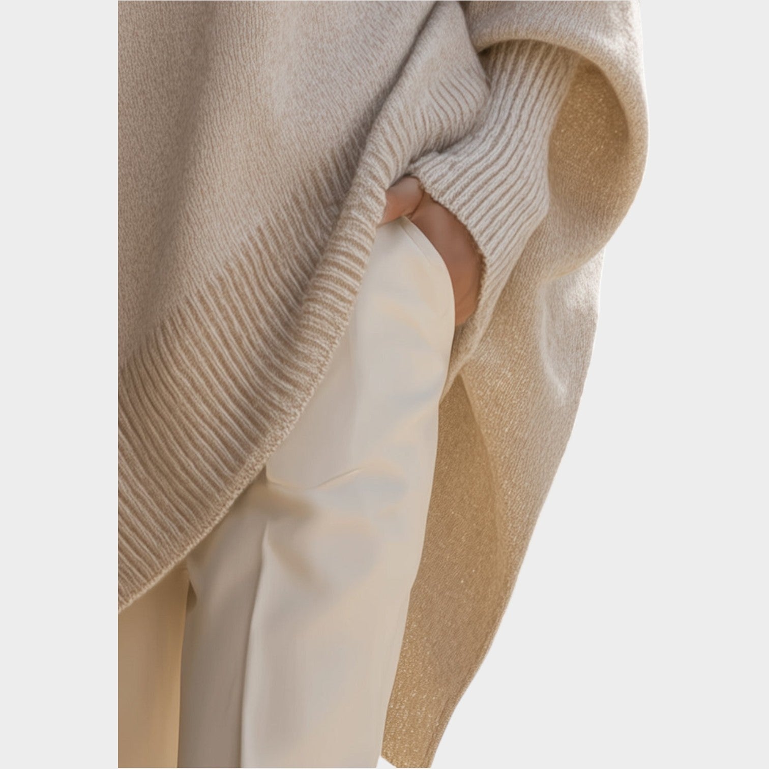 Sophisticated | Oversized Knit Sweater