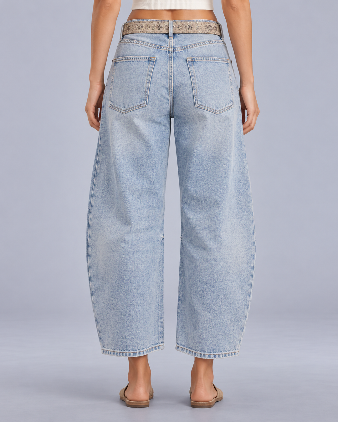 Women's Relaxed Barrel Leg Jeans