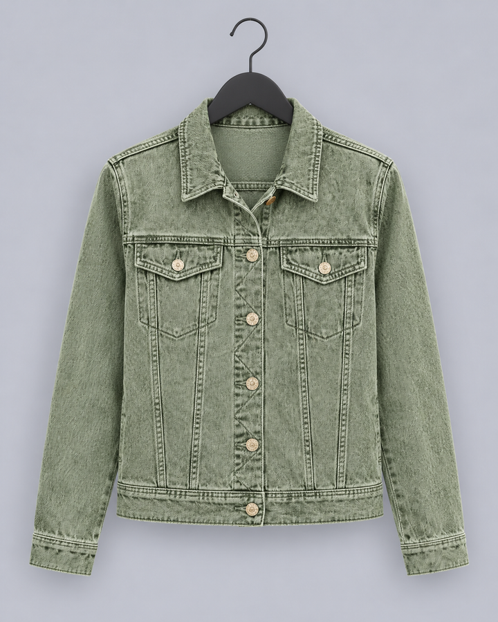 Women's Western Stretch Denim Jacket
