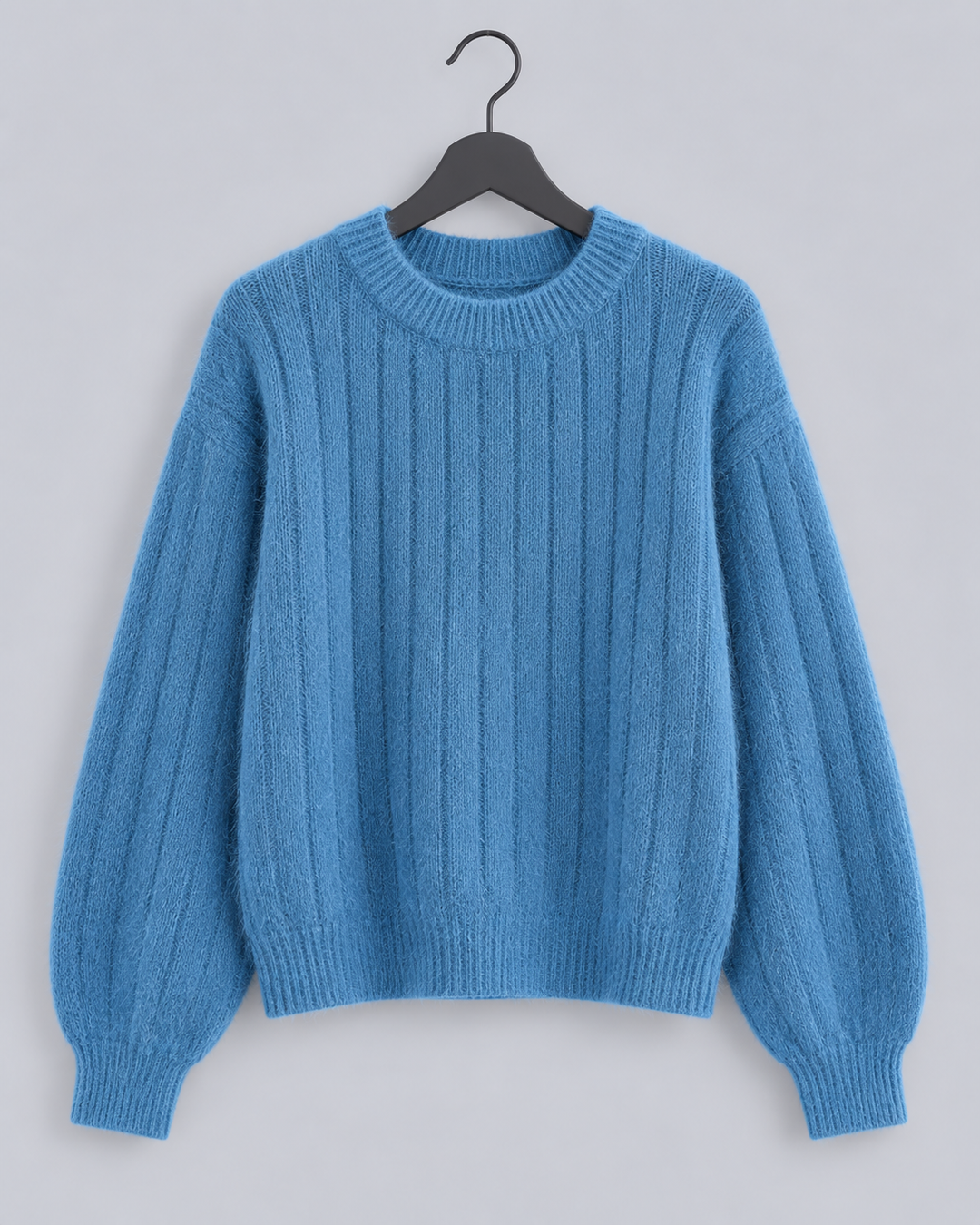 Women's Cashmere Ribbed Crew Neck Jumper