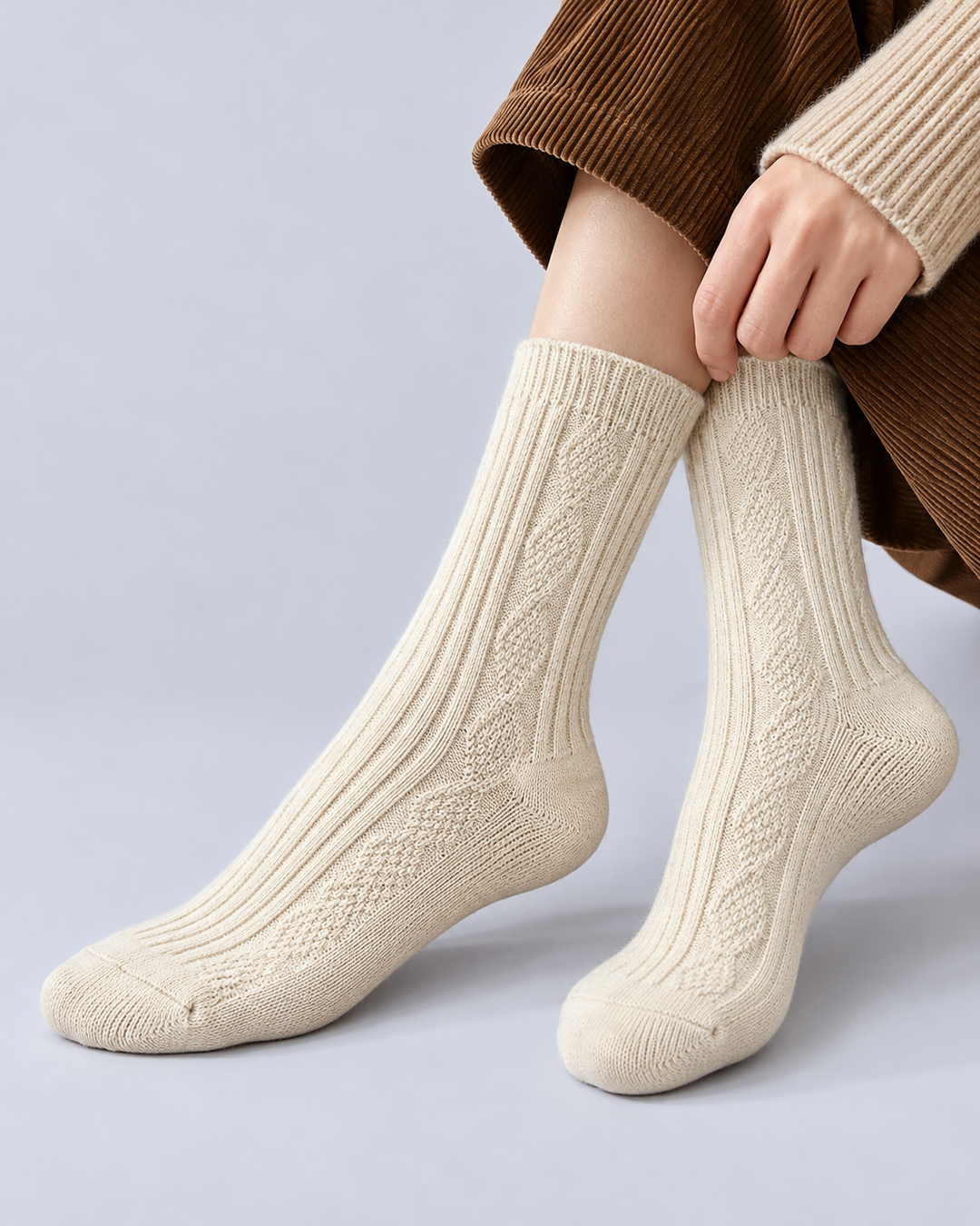 Women's Cable Knit Socks 3-Pack