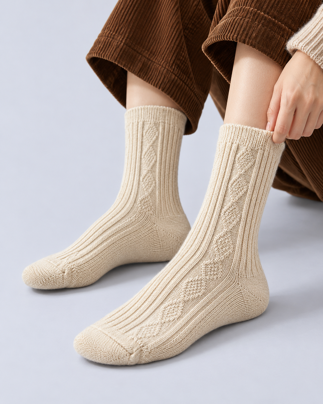 Women's Cable Knit Socks 3-Pack