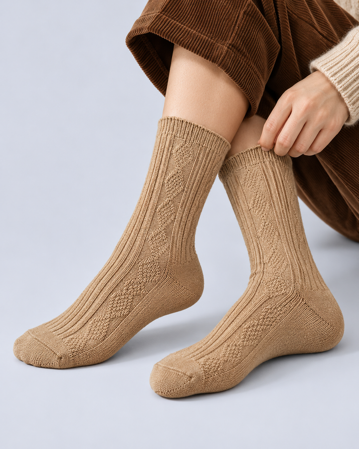 Women's Cable Knit Socks 3-Pack