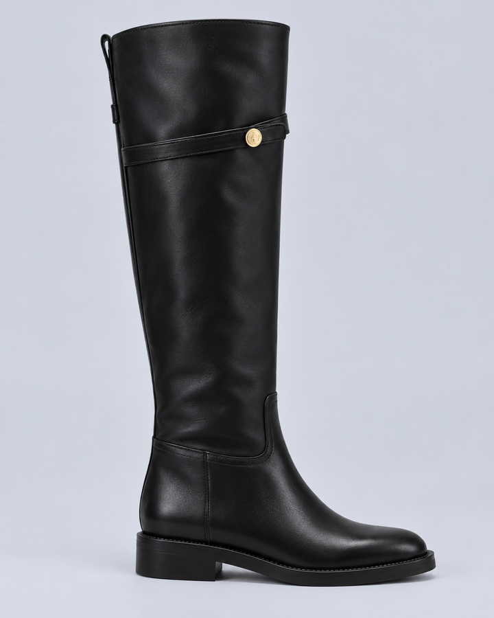 Women's Leather Knee-High Boots