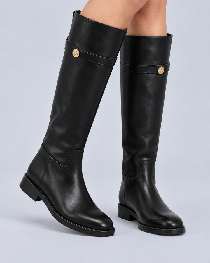 Women's Leather Knee-High Boots