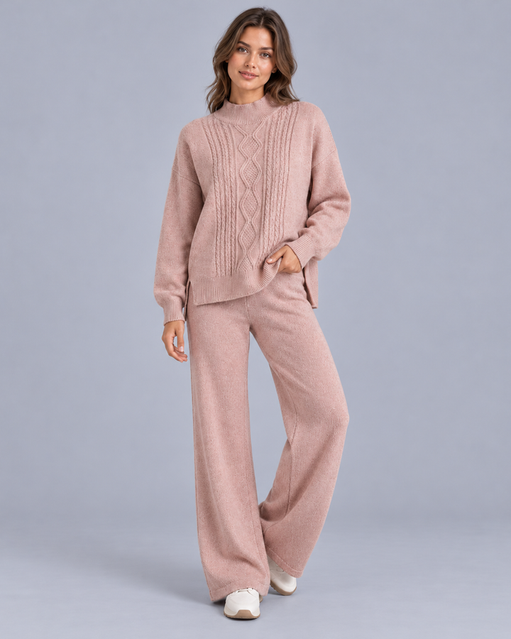 Women's Cable Knit Co-Ord Set