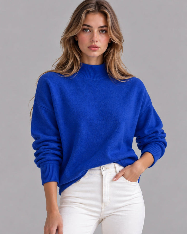 Women's Knitted Roll Neck Jumper