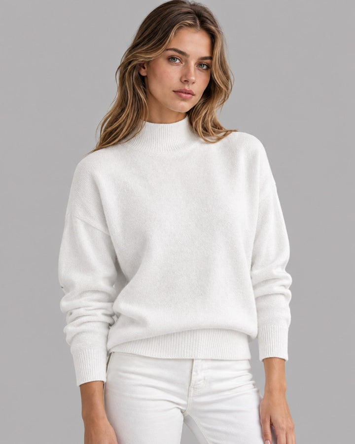 Women's Knitted Roll Neck Jumper