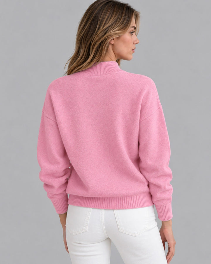 Women's Knitted Roll Neck Jumper