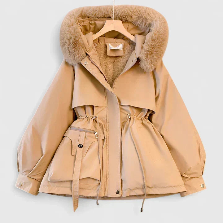 Women's Padded Winter Jacket – Wind and Water Resistant, Hooded