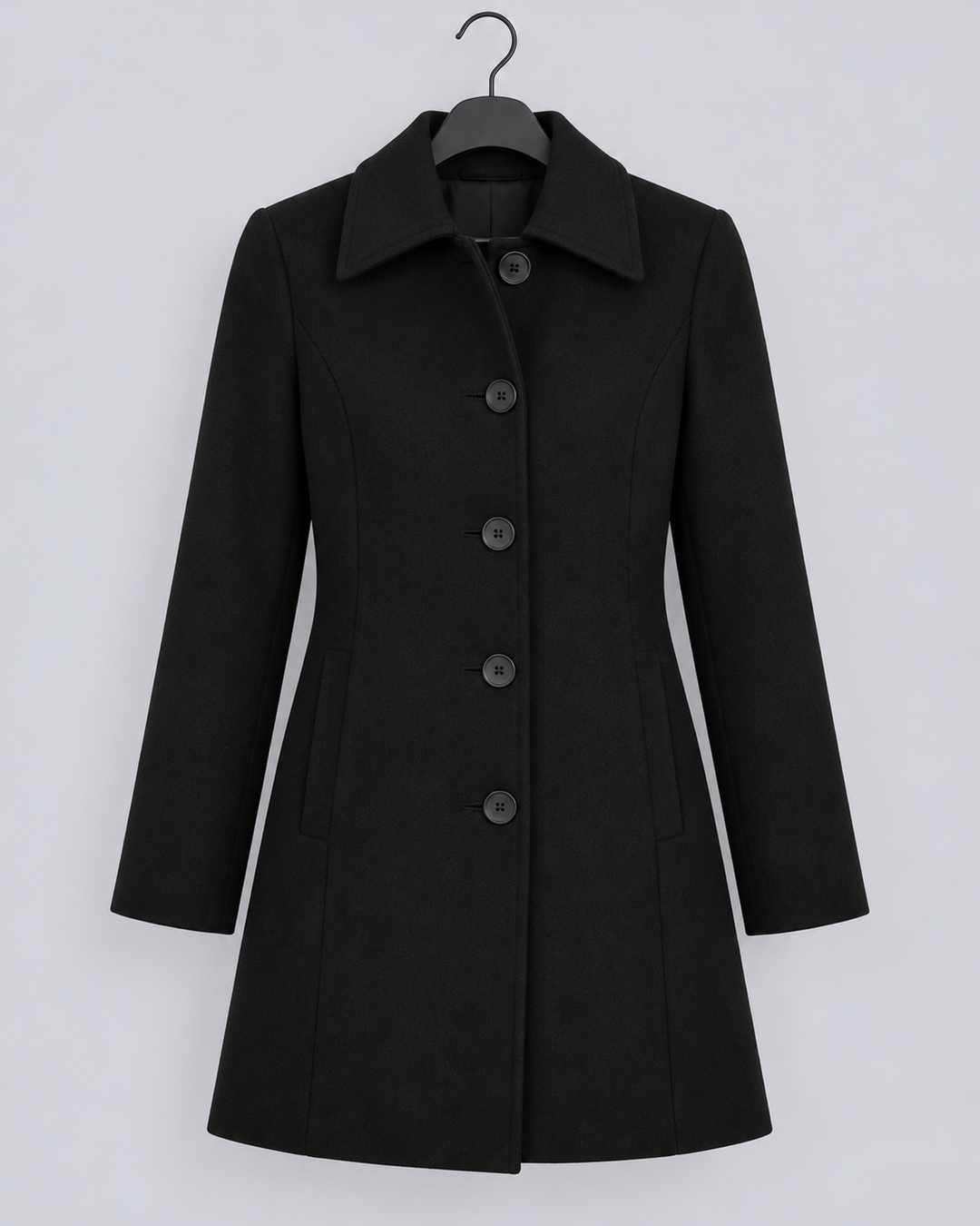 Women's Wool Fit and Flare Coat
